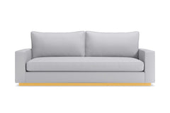 Harper Queen Size Sleeper Sofa Bed :: Leg Finish: Natural / Sleeper Option: Memory Foam Mattress