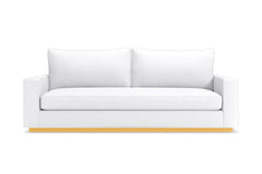 Harper Queen Size Sleeper Sofa Bed :: Leg Finish: Natural / Sleeper Option: Memory Foam Mattress