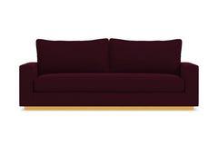 Harper Queen Size Sleeper Sofa Bed :: Leg Finish: Natural / Sleeper Option: Memory Foam Mattress