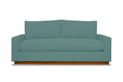 Harper Queen Size Sleeper Sofa Bed :: Leg Finish: Pecan / Sleeper Option: Deluxe Innerspring Mattress