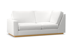 Harper Left Arm Corner Apt Size Sofa :: Leg Finish: Natural / Configuration: LAF - Chaise on the Left