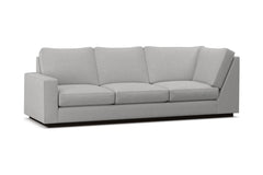 Harper Left Arm Corner Sofa :: Leg Finish: Espresso / Configuration: LAF - Chaise on the Left