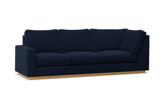 Harper Left Arm Corner Sofa :: Leg Finish: Natural / Configuration: LAF - Chaise on the Left