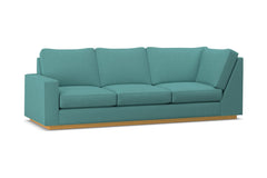 Harper Left Arm Corner Sofa :: Leg Finish: Natural / Configuration: LAF - Chaise on the Left