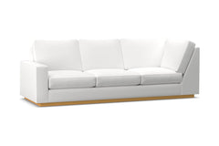 Harper Left Arm Corner Sofa :: Leg Finish: Natural / Configuration: LAF - Chaise on the Left