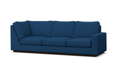 Harper Right Arm Corner Sofa :: Leg Finish: Espresso / Configuration: RAF - Chaise on the Right