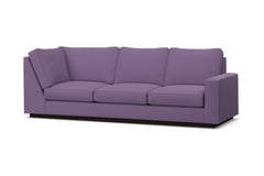 Harper Right Arm Corner Sofa :: Leg Finish: Espresso / Configuration: RAF - Chaise on the Right