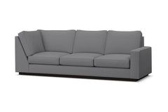 Harper Right Arm Corner Sofa :: Leg Finish: Espresso / Configuration: RAF - Chaise on the Right