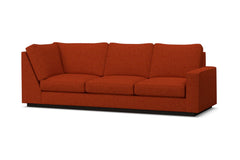 Harper Right Arm Corner Sofa :: Leg Finish: Espresso / Configuration: RAF - Chaise on the Right