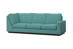 Harper Right Arm Corner Sofa :: Leg Finish: Espresso / Configuration: RAF - Chaise on the Right