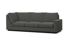 Harper Right Arm Corner Sofa :: Leg Finish: Espresso / Configuration: RAF - Chaise on the Right