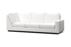 Harper Right Arm Corner Sofa :: Leg Finish: Espresso / Configuration: RAF - Chaise on the Right