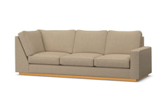 Harper Right Arm Corner Sofa :: Leg Finish: Natural / Configuration: RAF - Chaise on the Right