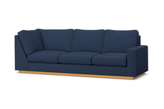 Harper Right Arm Corner Sofa :: Leg Finish: Natural / Configuration: RAF - Chaise on the Right