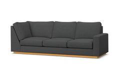 Harper Right Arm Corner Sofa :: Leg Finish: Natural / Configuration: RAF - Chaise on the Right