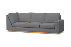 Harper Right Arm Corner Sofa :: Leg Finish: Natural / Configuration: RAF - Chaise on the Right