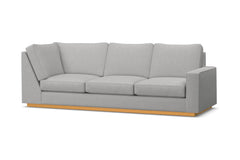 Harper Right Arm Corner Sofa :: Leg Finish: Natural / Configuration: RAF - Chaise on the Right