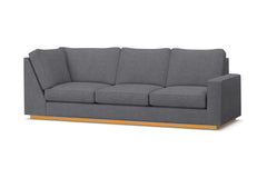 Harper Right Arm Corner Sofa :: Leg Finish: Natural / Configuration: RAF - Chaise on the Right