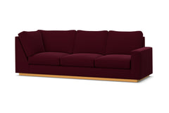 Harper Right Arm Corner Sofa :: Leg Finish: Natural / Configuration: RAF - Chaise on the Right