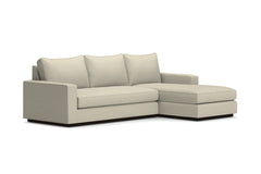 Harper 2pc Sleeper Sectional :: Leg Finish: Espresso / Sleeper Option: Deluxe Innerspring Mattress / Configuration: RAF - Chaise on the Right