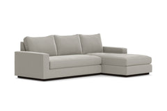 Harper 2pc Sleeper Sectional :: Leg Finish: Espresso / Sleeper Option: Memory Foam Mattress / Configuration: RAF - Chaise on the Right