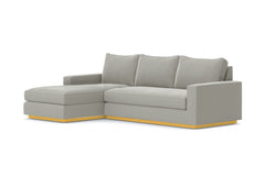 Harper 2pc Sectional Sofa :: Leg Finish: Natural / Configuration: LAF - Chaise on the Left