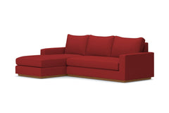 Harper 2pc Sectional Sofa :: Leg Finish: Pecan / Configuration: LAF - Chaise on the Left