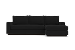 Harper Reversible Chaise Sofa :: Leg Finish: Espresso