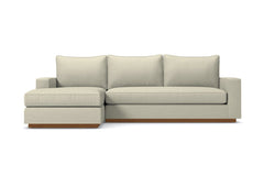 Harper 2pc Sectional Sofa :: Leg Finish: Pecan / Configuration: LAF - Chaise on the Left