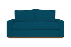 Harper Apartment Size Sleeper Sofa Bed :: Leg Finish: Pecan / Sleeper Option: Memory Foam Mattress