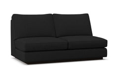 Harper Armless Apartment Size Sofa :: Leg Finish: Espresso