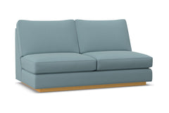 Harper Armless Apartment Size Sofa :: Leg Finish: Natural
