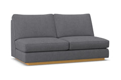 Harper Armless Apartment Size Sofa :: Leg Finish: Natural