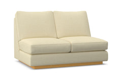 Harper Armless Loveseat :: Leg Finish: Natural