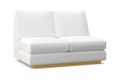 Harper Armless Loveseat :: Leg Finish: Natural