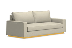 Harper Queen Size Sleeper Sofa Bed :: Leg Finish: Natural / Sleeper Option: Memory Foam Mattress