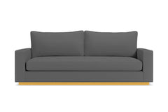 Harper Queen Size Sleeper Sofa Bed :: Leg Finish: Natural / Sleeper Option: Memory Foam Mattress