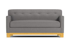 Harrison Ave Twin Size Sleeper Sofa Bed :: Leg Finish: Natural / Sleeper Option: Deluxe Innerspring Mattress