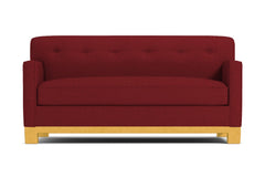 Harrison Ave Apartment Size Sleeper Sofa Bed :: Leg Finish: Natural / Sleeper Option: Deluxe Innerspring Mattress