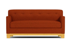 Harrison Ave Apartment Size Sleeper Sofa Bed :: Leg Finish: Natural / Sleeper Option: Memory Foam Mattress