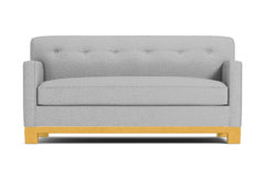 Harrison Ave Apartment Size Sleeper Sofa Bed :: Leg Finish: Natural / Sleeper Option: Deluxe Innerspring Mattress