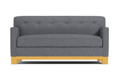 Harrison Ave Twin Size Sleeper Sofa Bed :: Leg Finish: Natural / Sleeper Option: Deluxe Innerspring Mattress