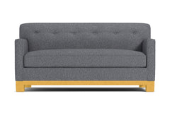 Harrison Ave Apartment Size Sleeper Sofa Bed :: Leg Finish: Natural / Sleeper Option: Memory Foam Mattress