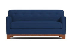 Harrison Ave Twin Size Sleeper Sofa Bed :: Leg Finish: Pecan / Sleeper Option: Deluxe Innerspring Mattress