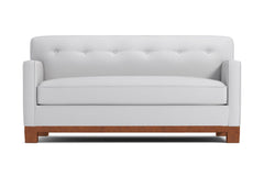 Harrison Ave Apartment Size Sleeper Sofa Bed :: Leg Finish: Pecan / Sleeper Option: Memory Foam Mattress