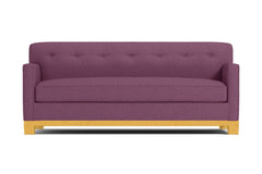 Harrison Ave Queen Size Sleeper Sofa Bed :: Leg Finish: Natural / Sleeper Option: Deluxe Innerspring Mattress