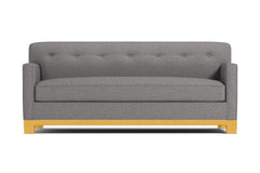 Harrison Ave Queen Size Sleeper Sofa Bed :: Leg Finish: Natural / Sleeper Option: Memory Foam Mattress