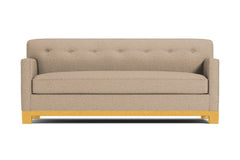 Harrison Ave Queen Size Sleeper Sofa Bed :: Leg Finish: Natural / Sleeper Option: Memory Foam Mattress