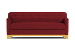 Harrison Ave Queen Size Sleeper Sofa Bed :: Leg Finish: Natural / Sleeper Option: Memory Foam Mattress