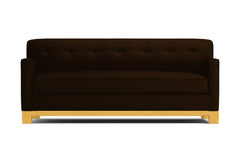 Harrison Ave Queen Size Sleeper Sofa Bed :: Leg Finish: Natural / Sleeper Option: Memory Foam Mattress